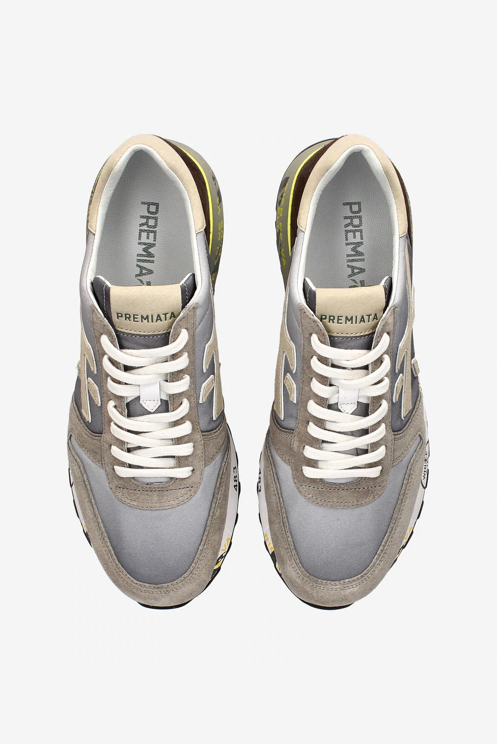  Premiata Mick Sneakers<br> Grigio Uomo - 4