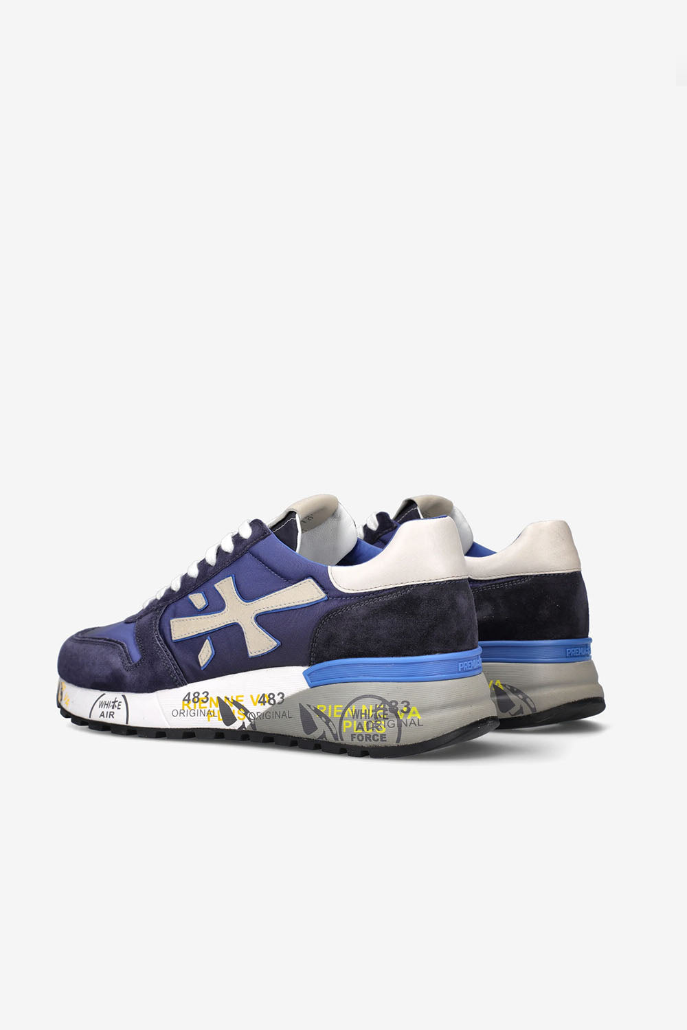  Premiata Mick Sneakers Navy Uomo - 3