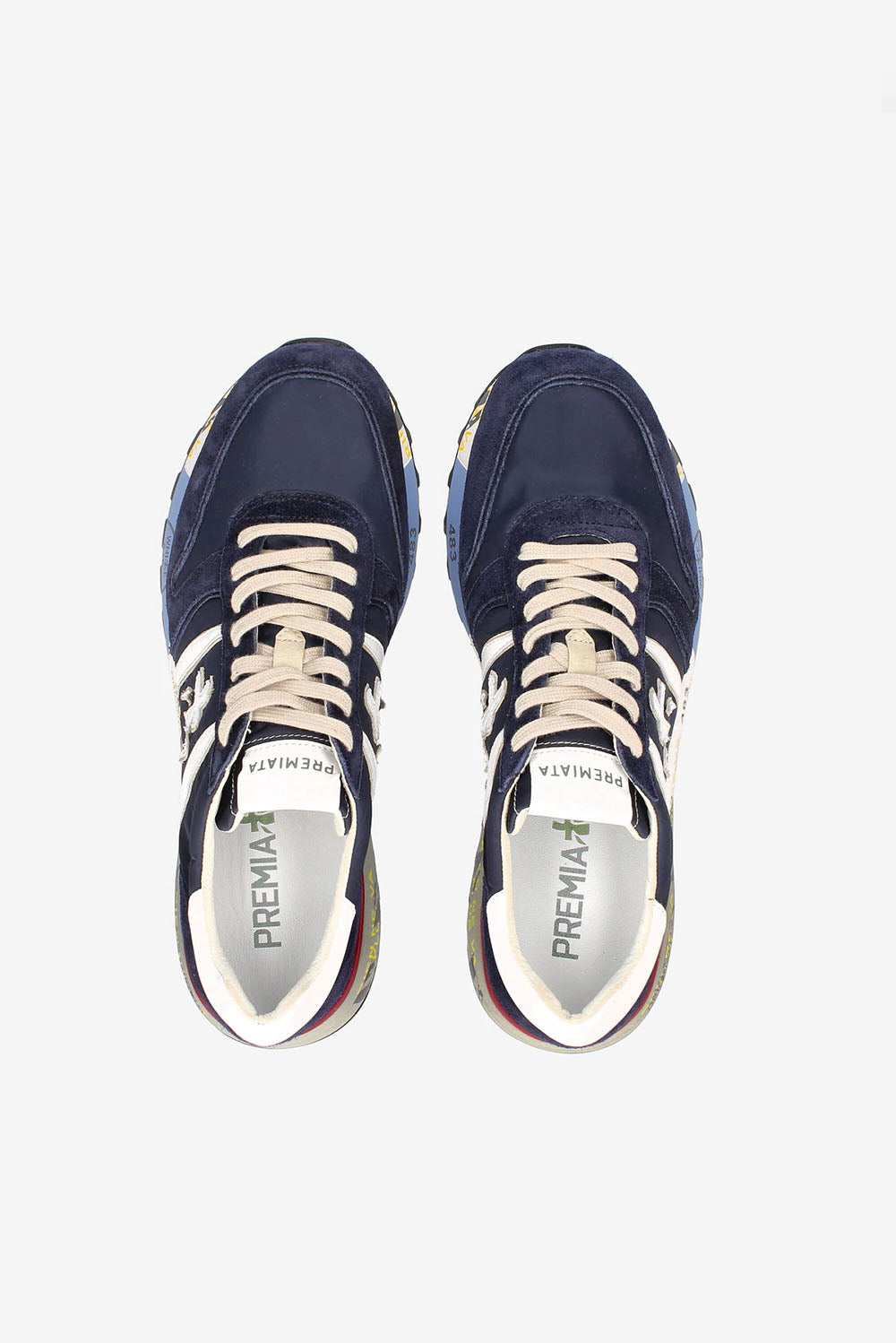  Premiata Mick Sneakers Navy Uomo - 4