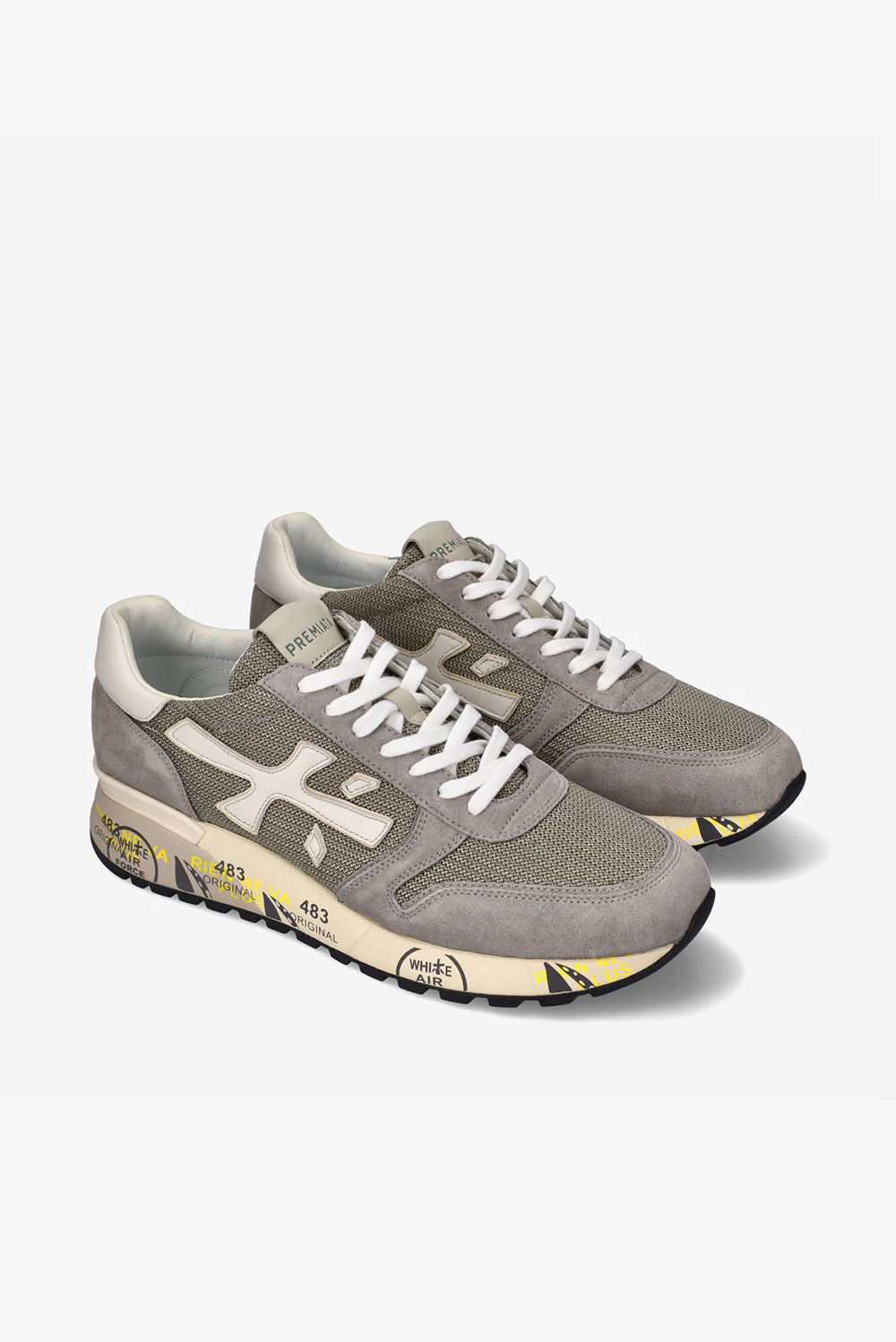  Premiata Mick Sneakers Chalk Uomo - 2