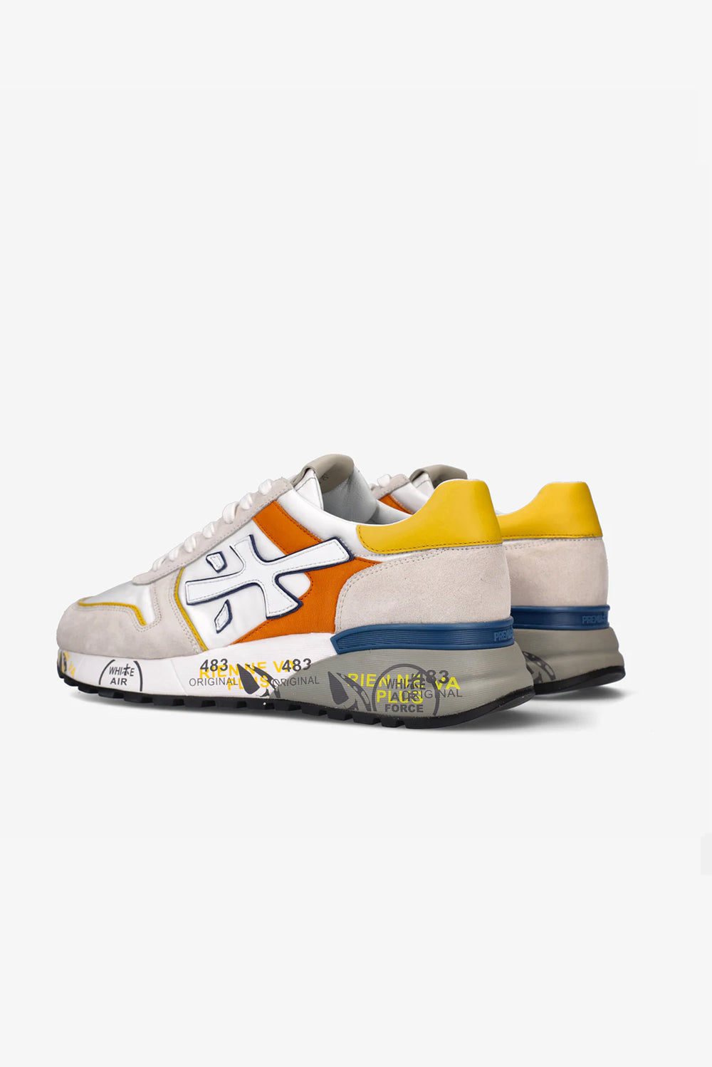  Premiata Mick Sneakers Arancione Uomo - 3