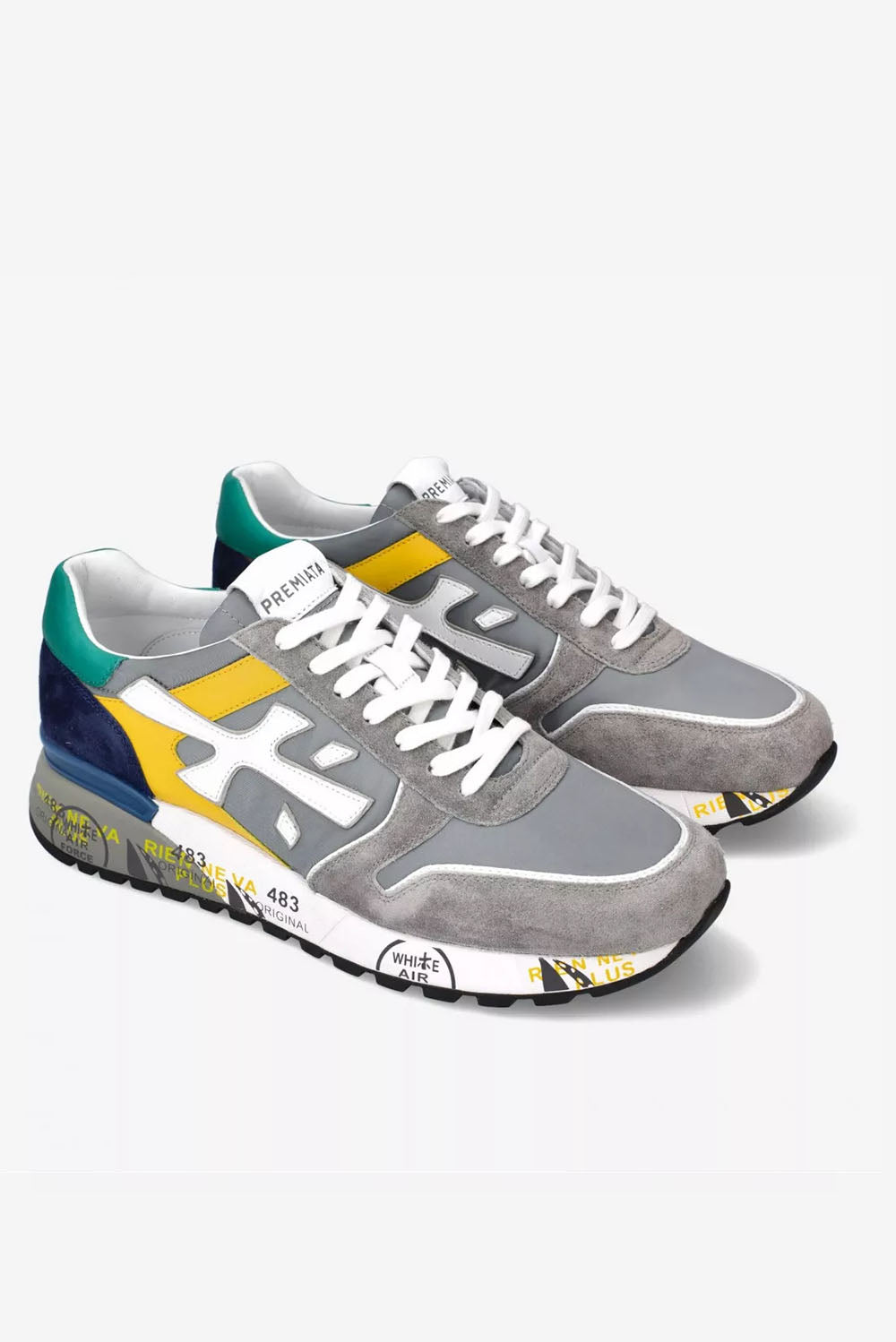  Premiata Mick Sneakers Grey Uomo - 2