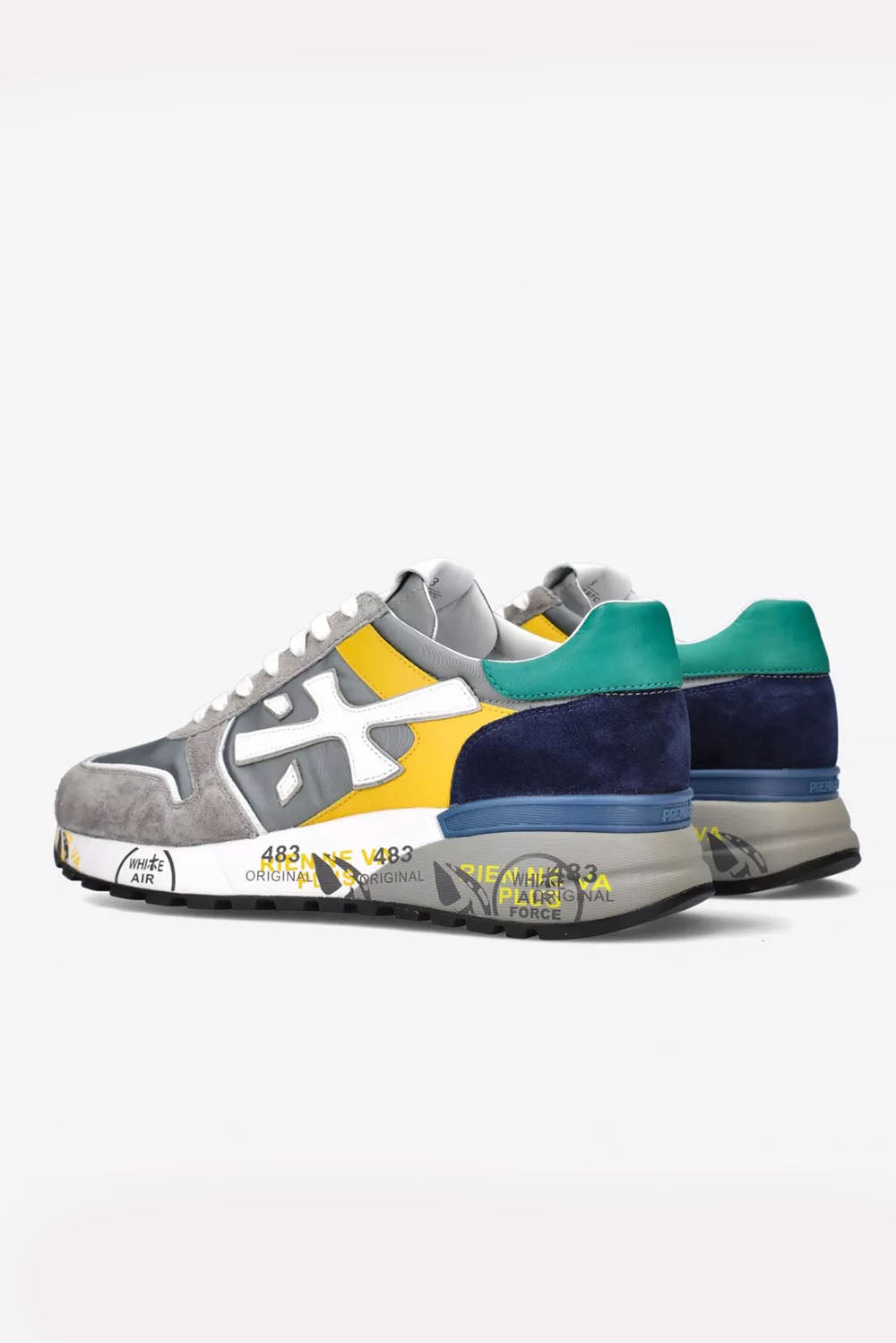  Premiata Mick Sneakers Grey Uomo - 3