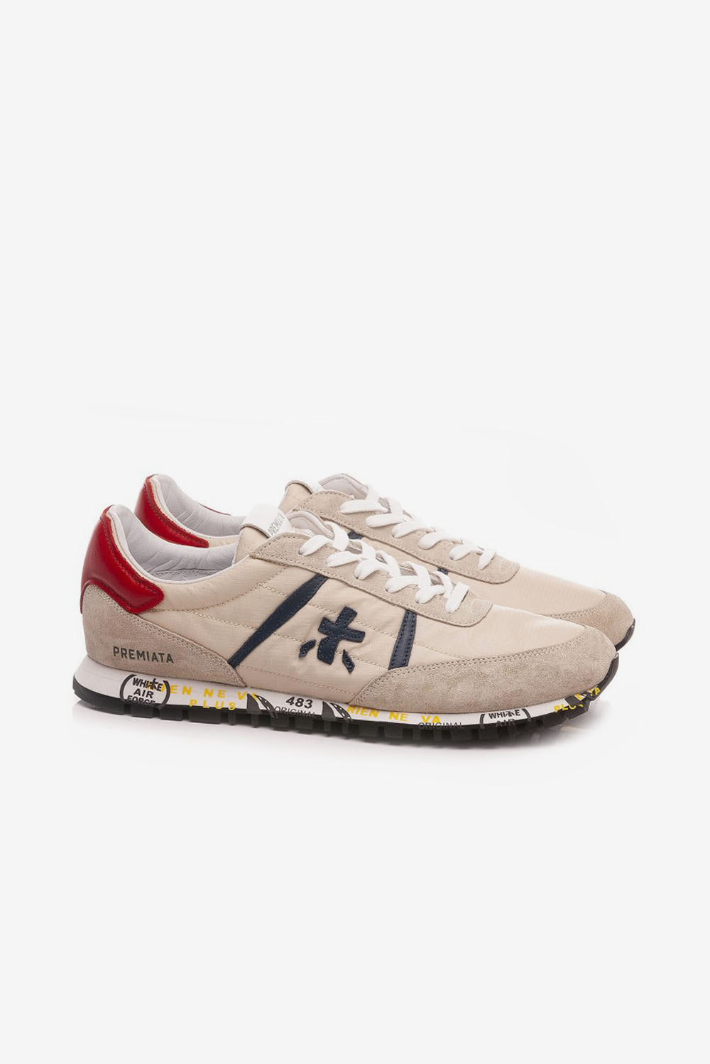  Premiata Sean Sneakers Sabbia Uomo - 2