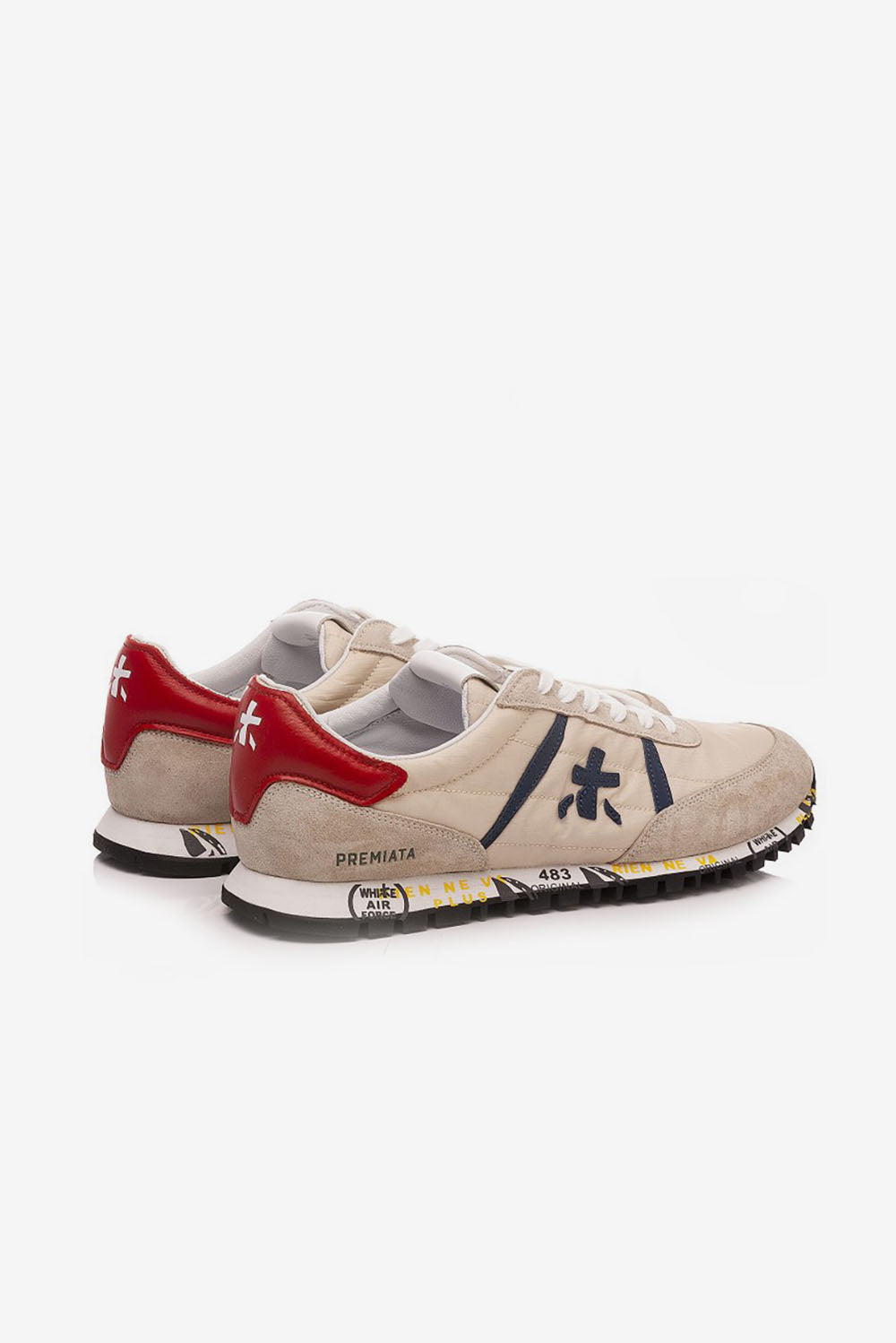  Premiata Sean Sneakers Sabbia Uomo - 3