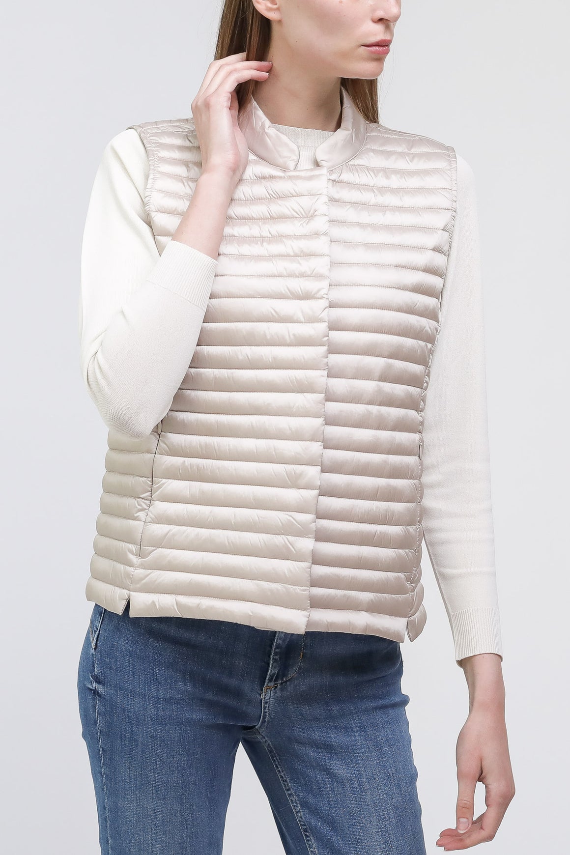  Save The Duck Gilet Aria Beige Woman - 3