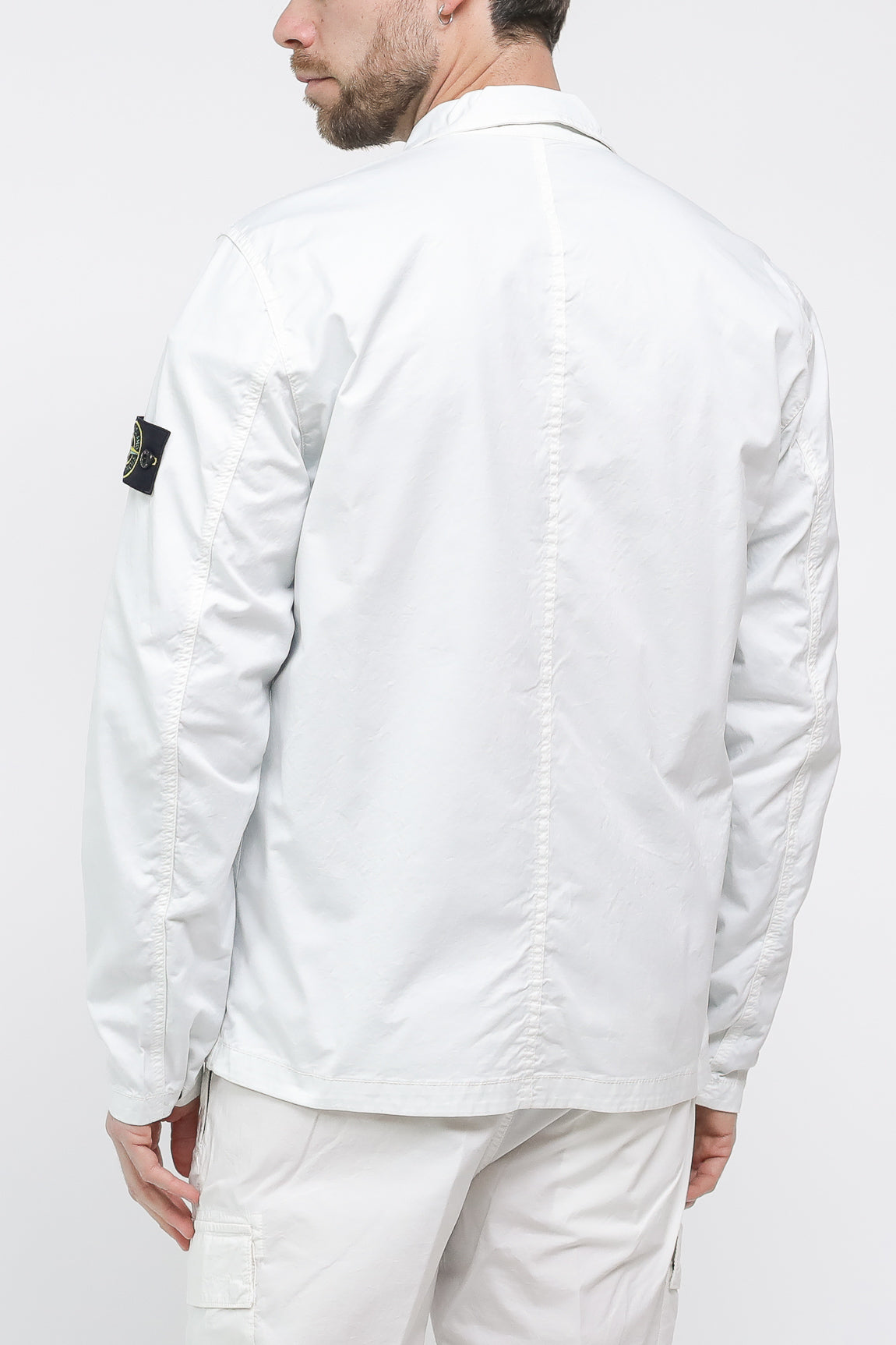  Stone Island Jacket Spuma Cotton Off White Uomo - 5