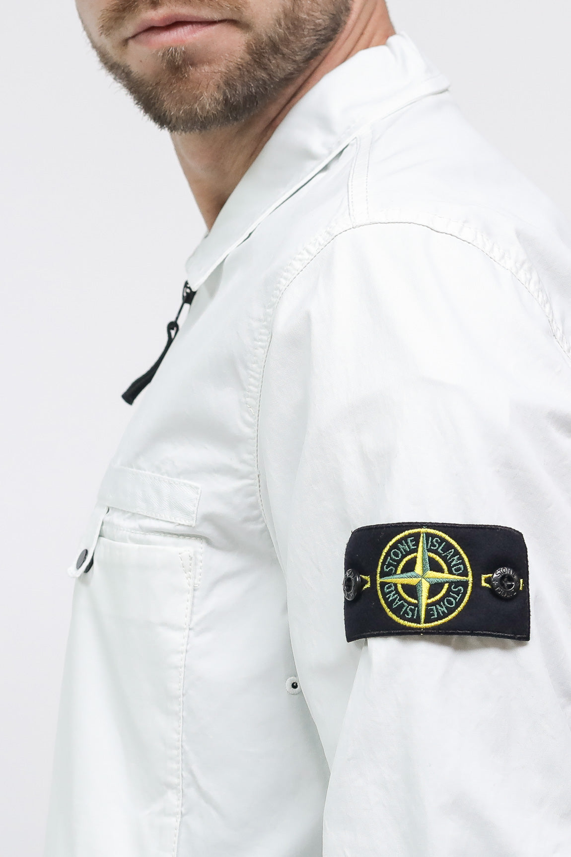  Stone Island Jacket Spuma Cotton Off White Uomo - 6