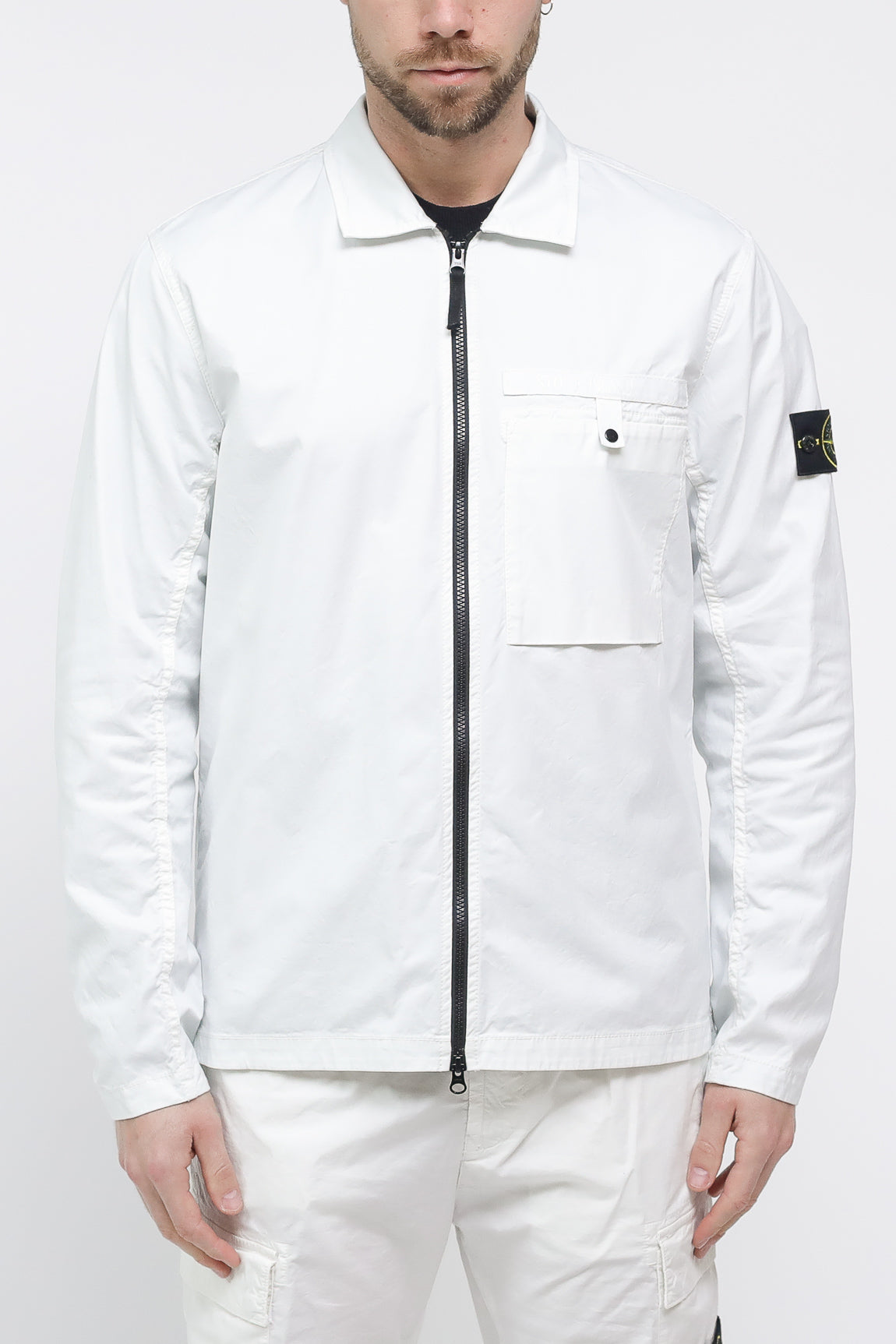  Stone Island Jacket Spuma Cotton Off White Uomo - 1