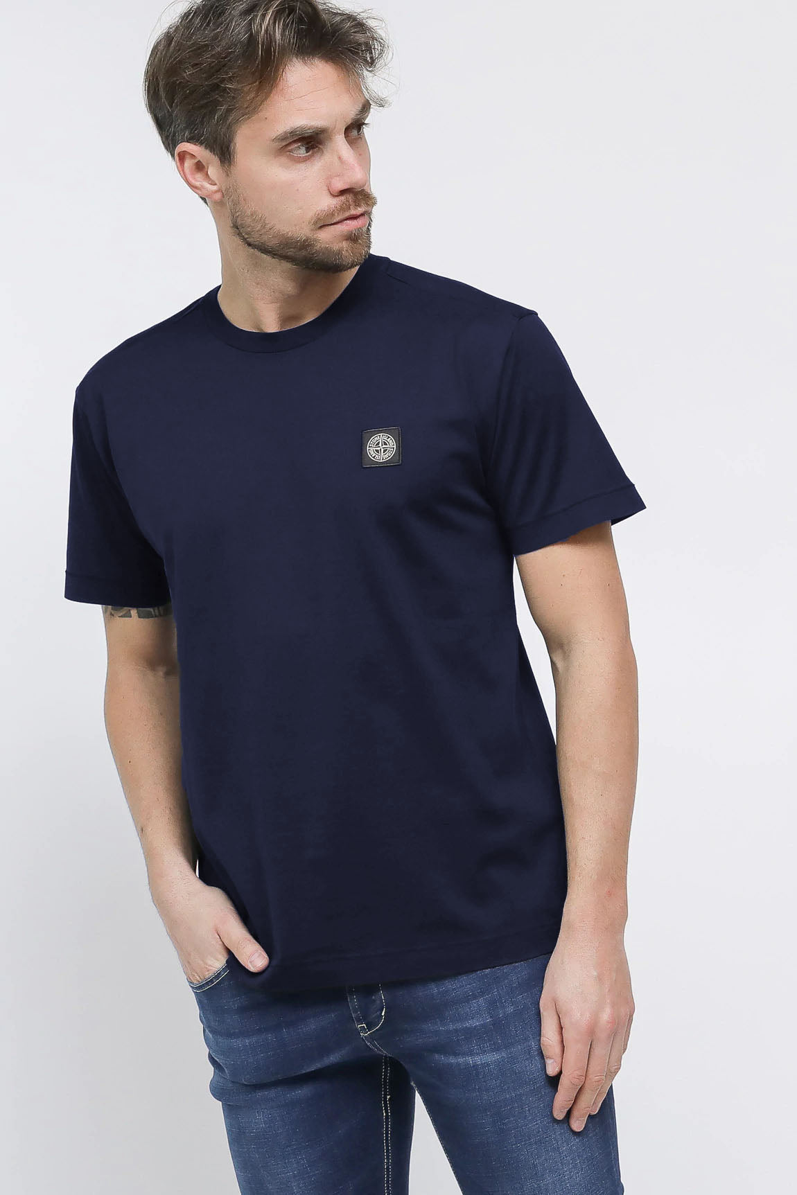  Stone Island T-shirt Navy Uomo - 3