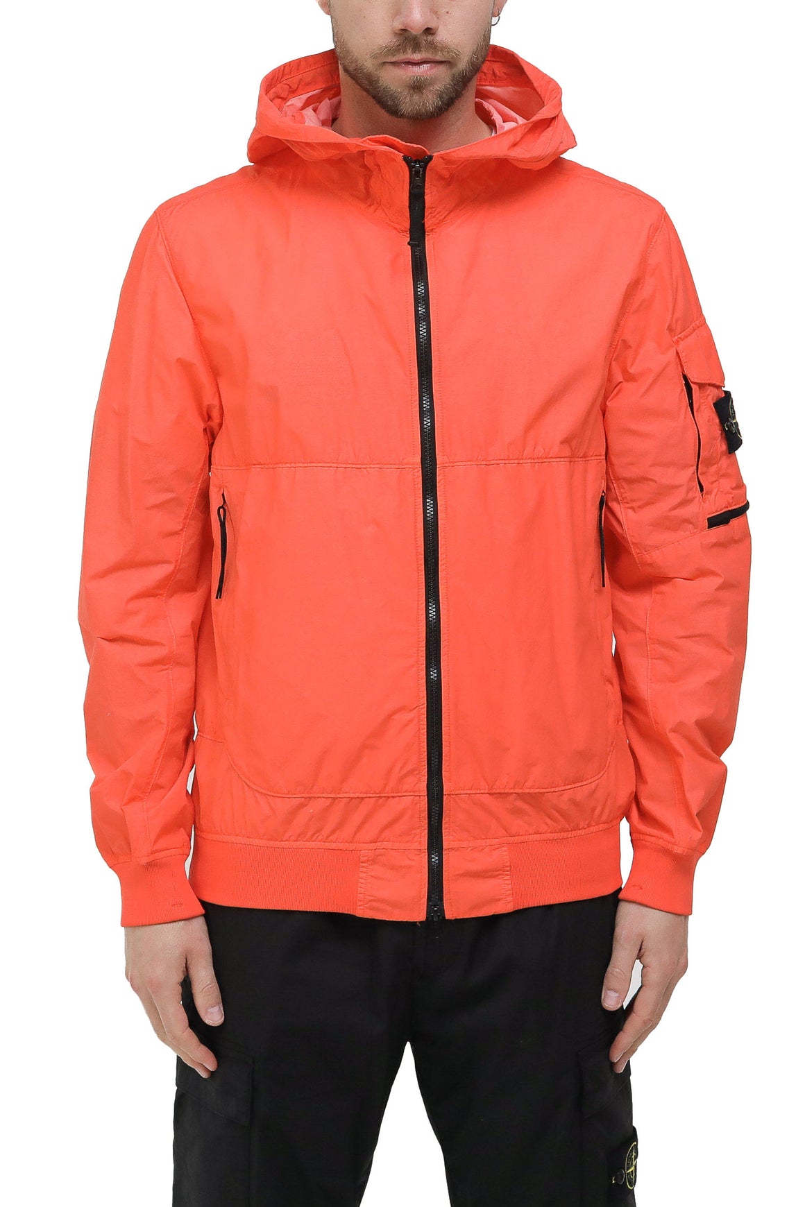  Stone Island Jacket Naslan Light Arancione Uomo - 2