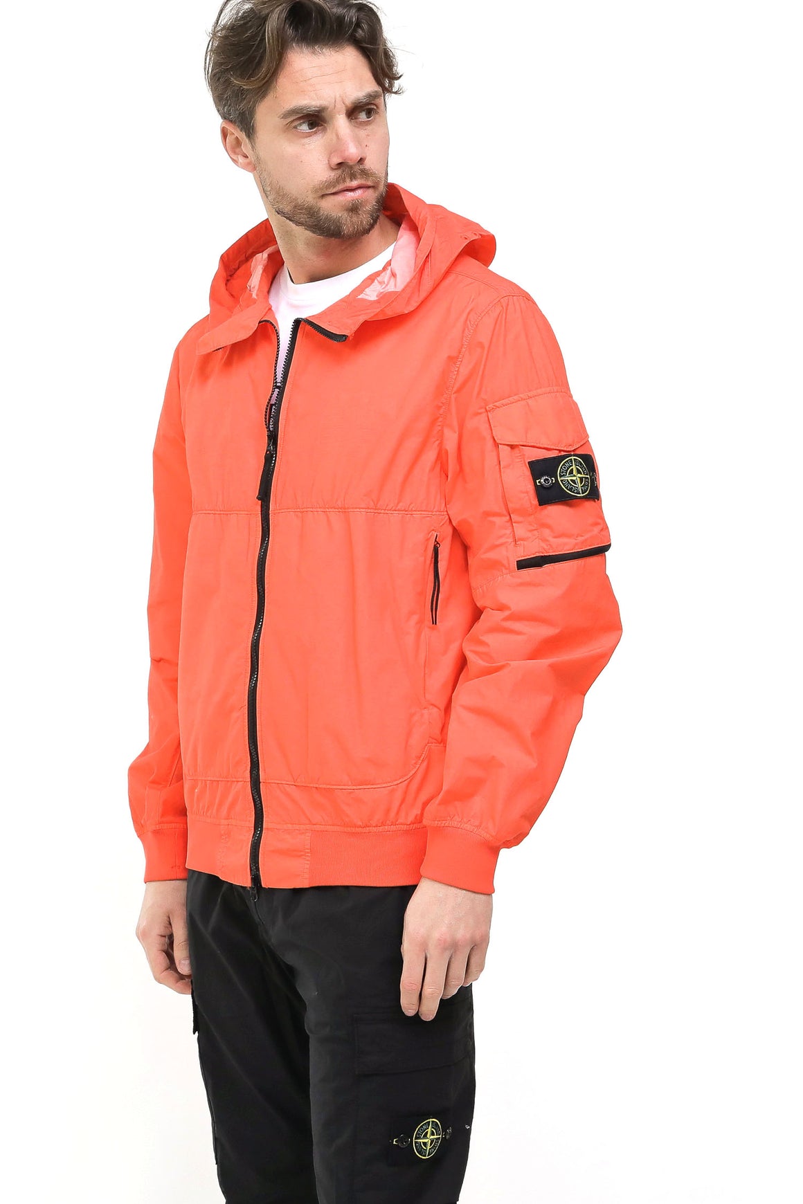  Stone Island Jacket Naslan Light Arancione Uomo - 3