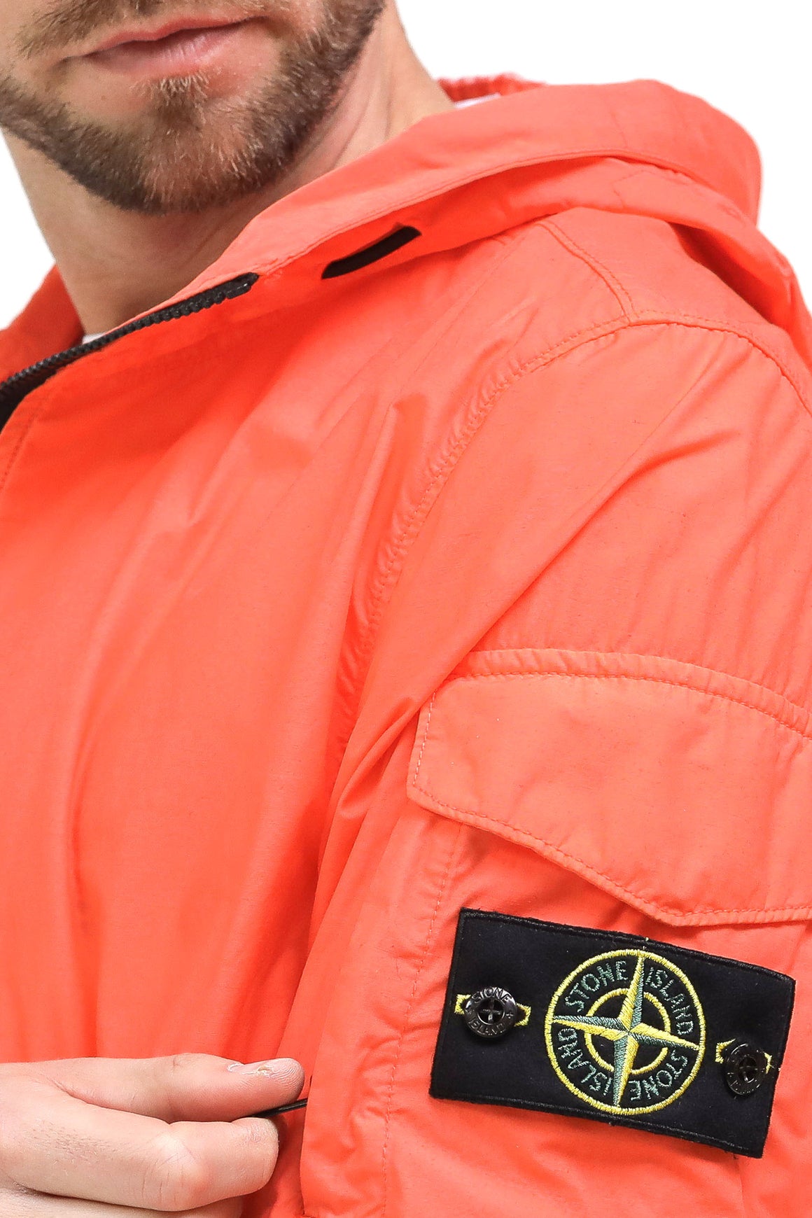  Stone Island Jacket Naslan Light Arancione Uomo - 6