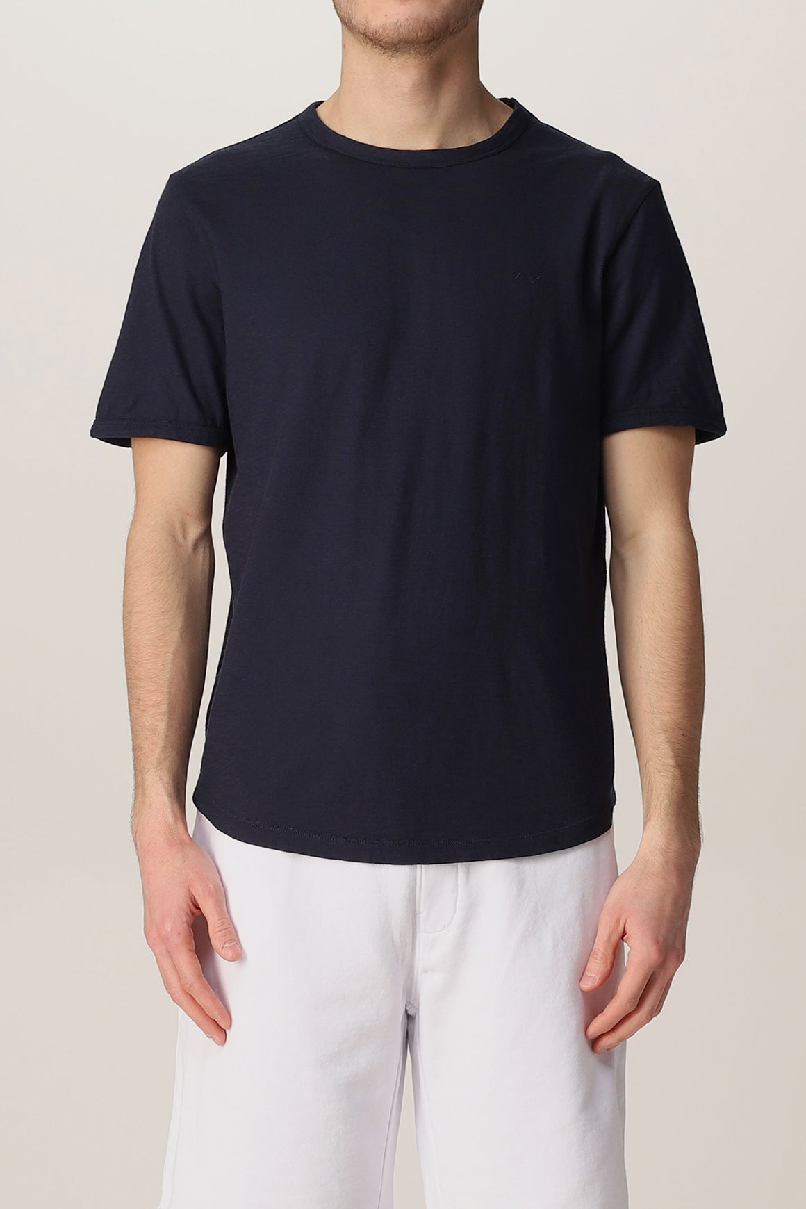  Sun 68 Sun68 Round T-shirt Navy Uomo - 1