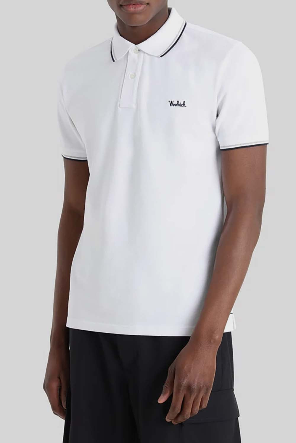  Woolrich Polo Monterey White Uomo - 1