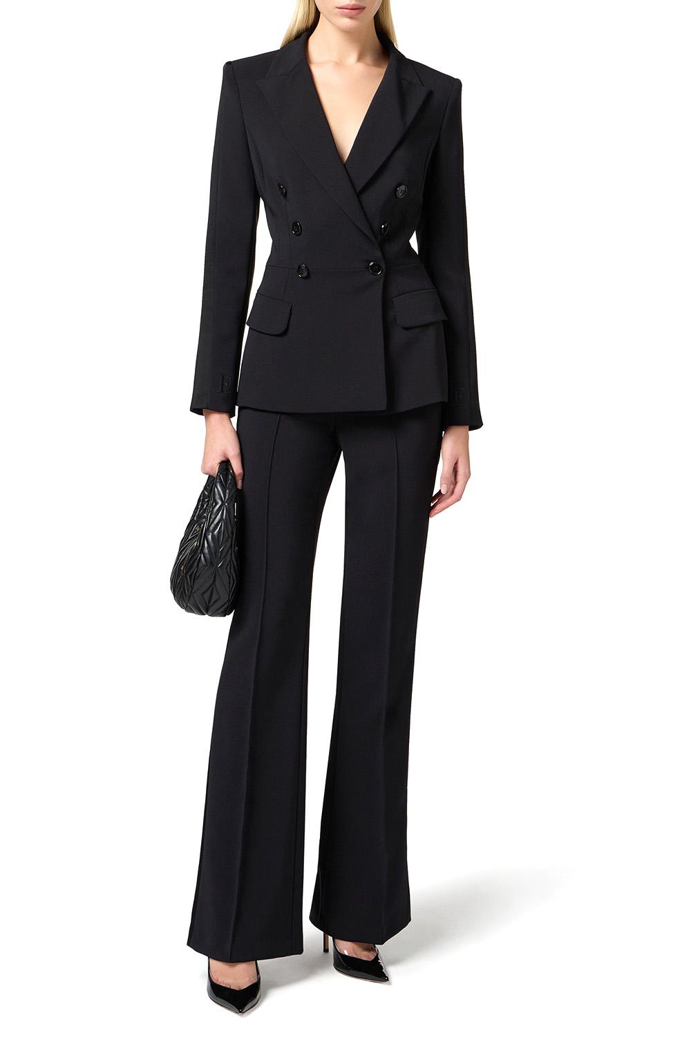  Elisabetta Franchi Tailleur Doppiopetto Nero Woman - 2