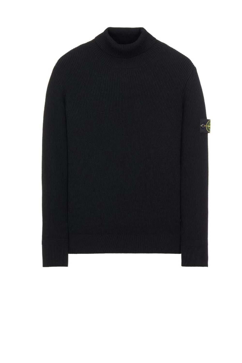  Stone Island Maglia Dolcevita Black Uomo - 1