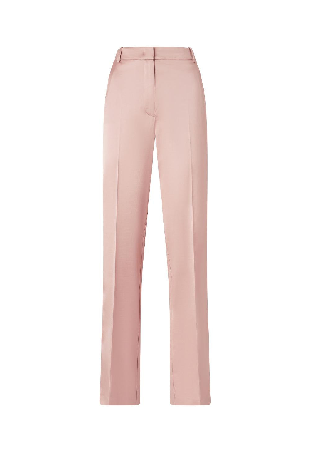  Pinko Pantaloni In Raso Rosa Nuvola Woman - 1
