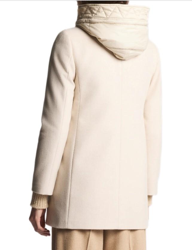  Fay Toggle Coat In Panno Di Lana Mélange Woman - 4