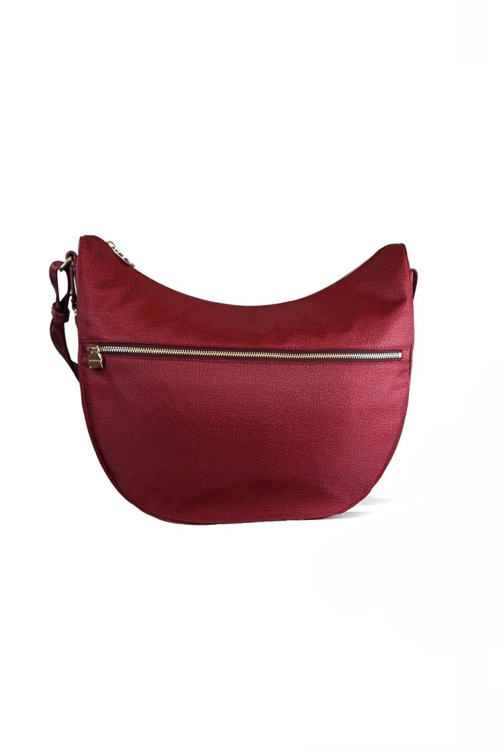  Borbonese Luna Bag Middle Merlot Woman - 1