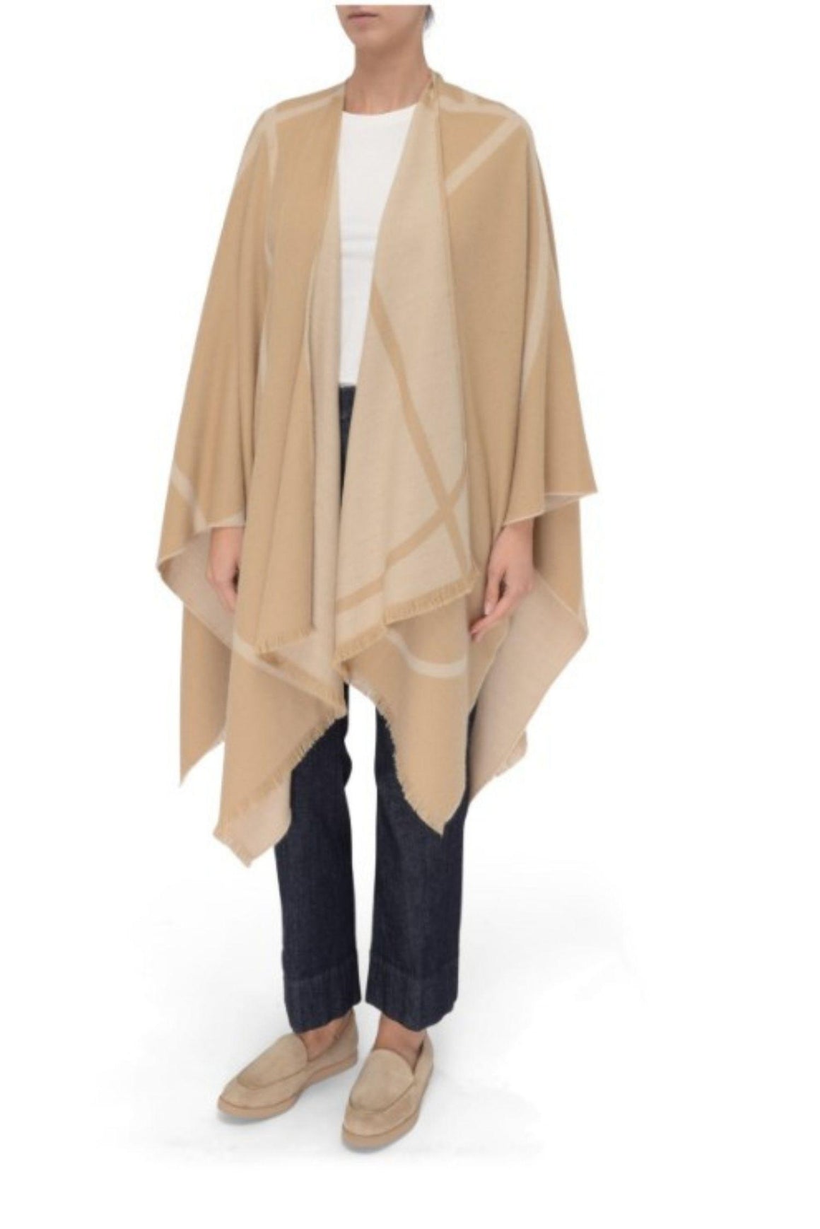  Max Mara Mantella Mm Giudea In Lana Beige Woman - 2