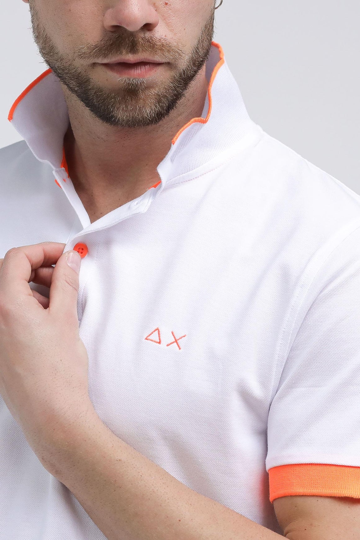  Sun 68 Polo Pique' Bianco Uomo - 6