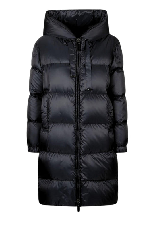 Max Mara Piumino lungo con cappuccio