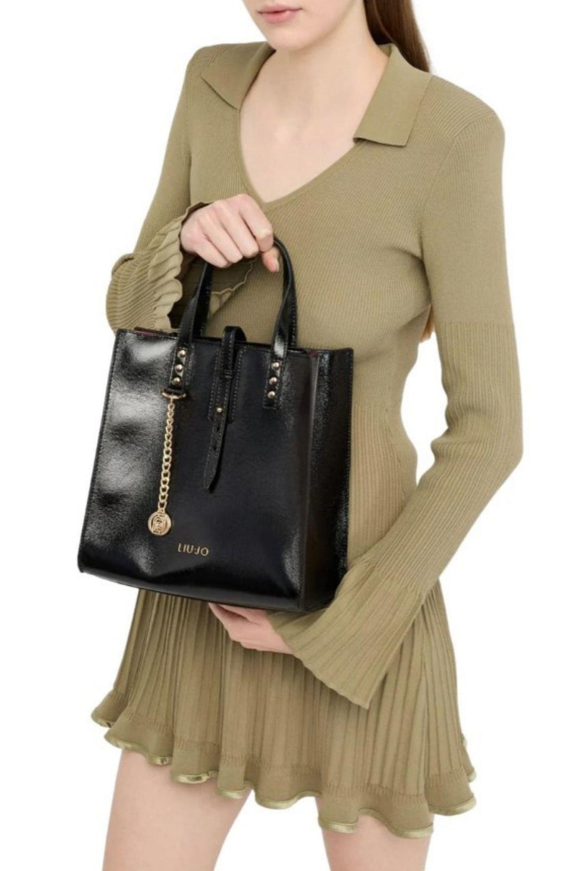  Liu Jo Borsa Glossy<br/> Nero Woman - 2