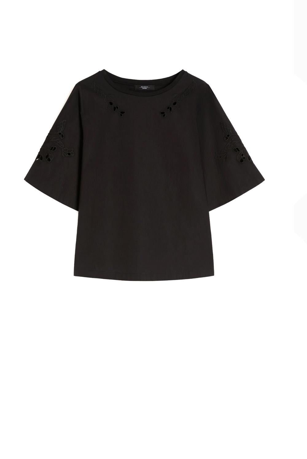  Max Mara T-shirt Wkdtarga Nero Woman - 1
