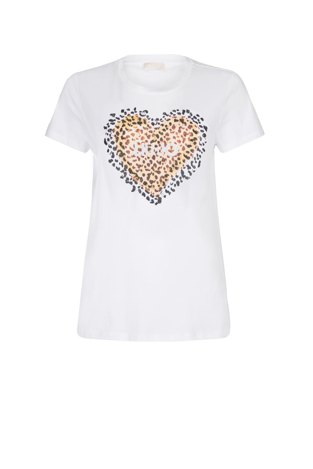  Liu Jo T-shirt Con Stampa Bianco Woman - 1