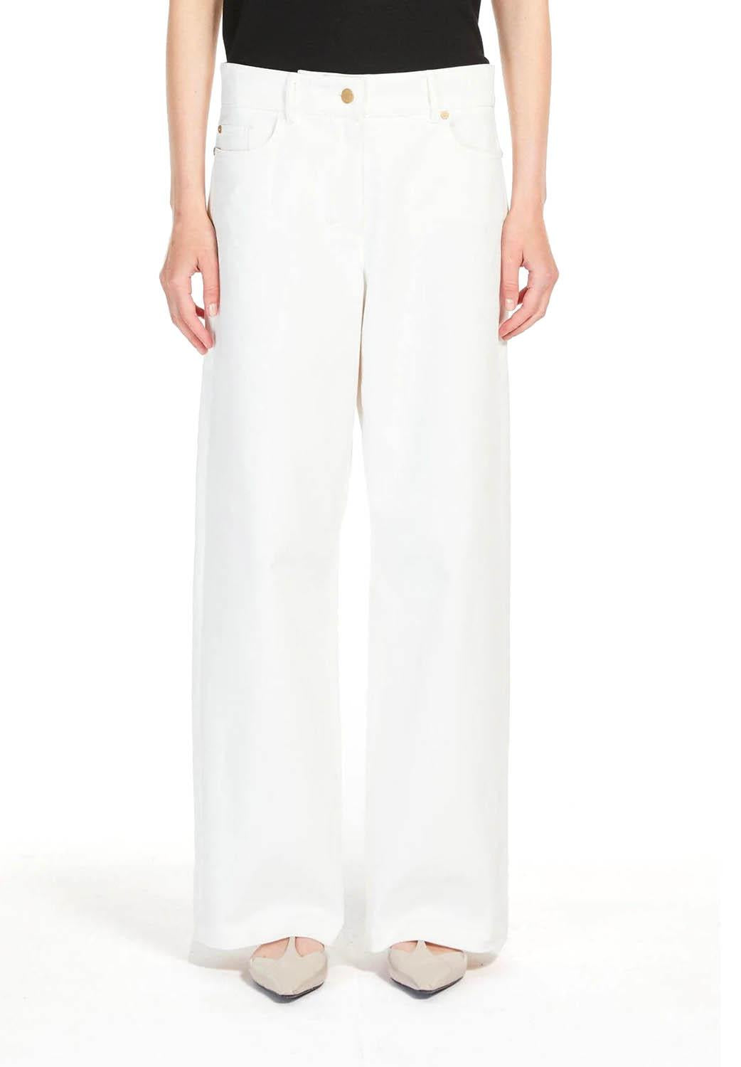 Max Mara Pantaloni Marianna White Woman - 4