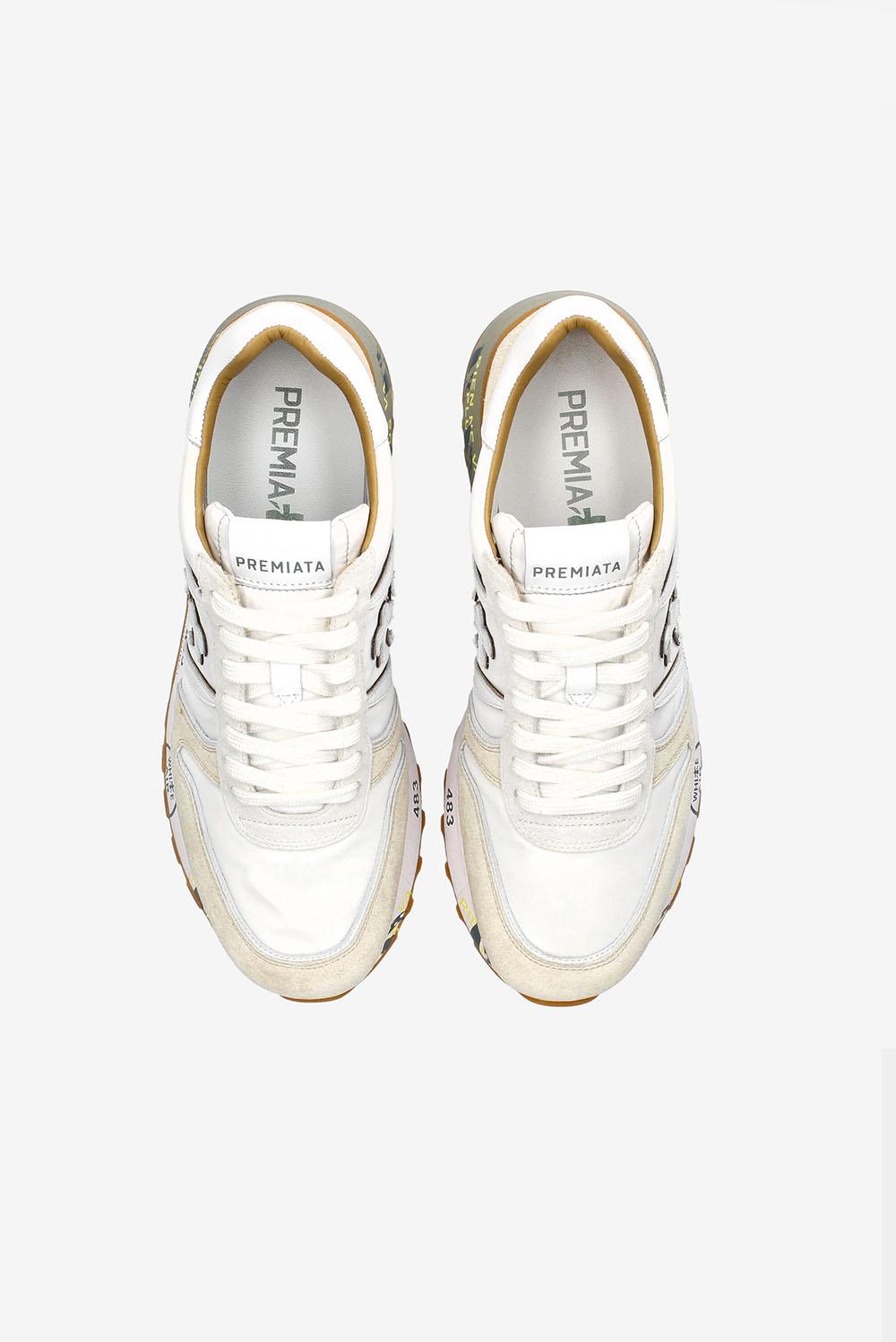  Premiata Lander Sneakers White Uomo - 4