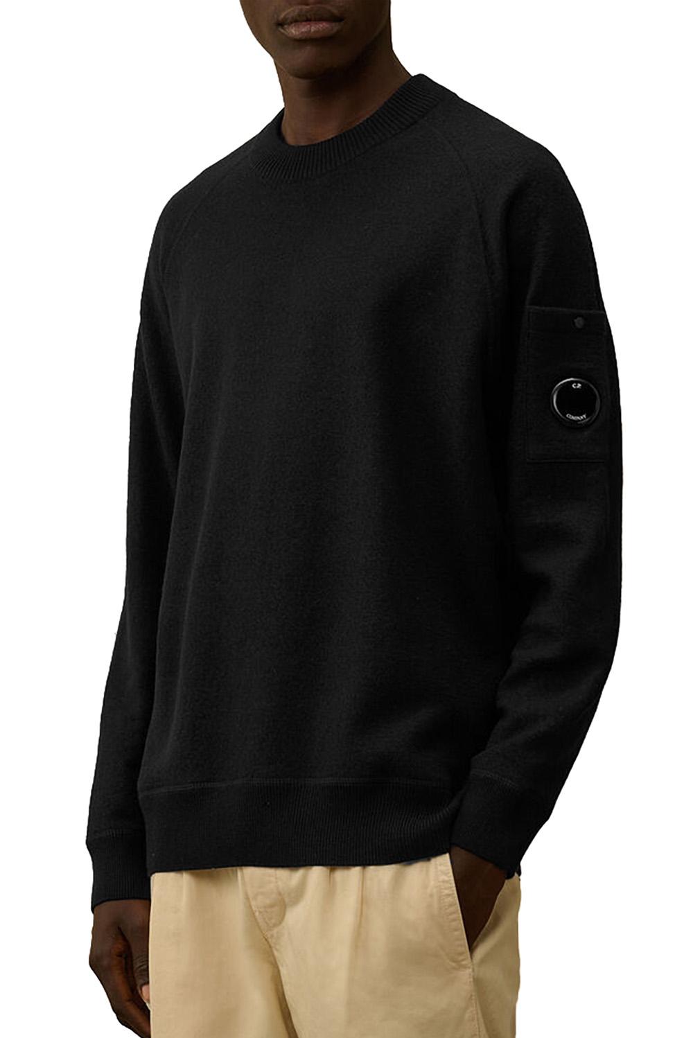  Cp Company Maglione Girocollo Black Uomo - 2