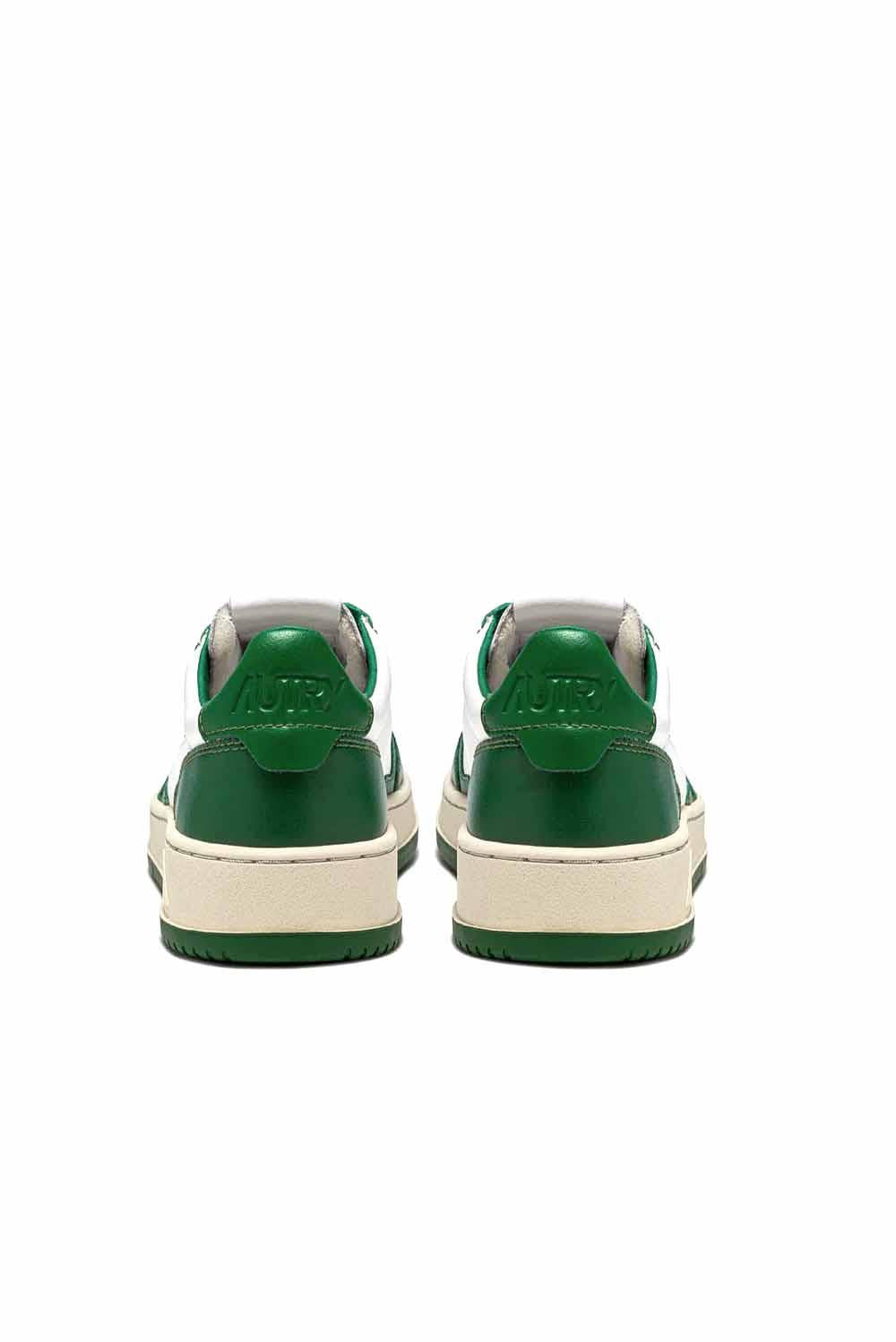  Autry Sneakers Medalist Low Wht-green Woman - 3