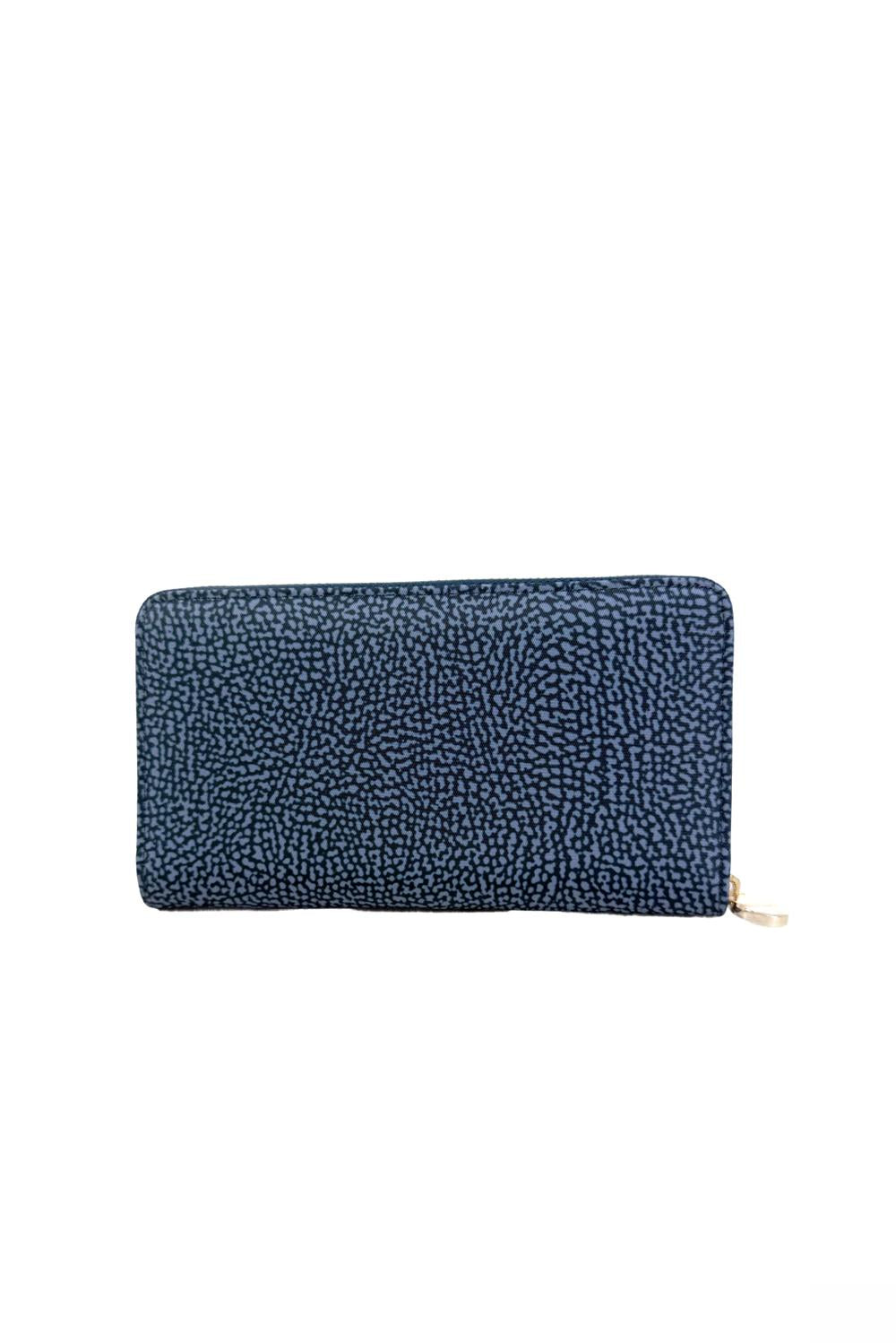  Borbonese Portafogli Zip Around Large Blu Lapis Woman - 2