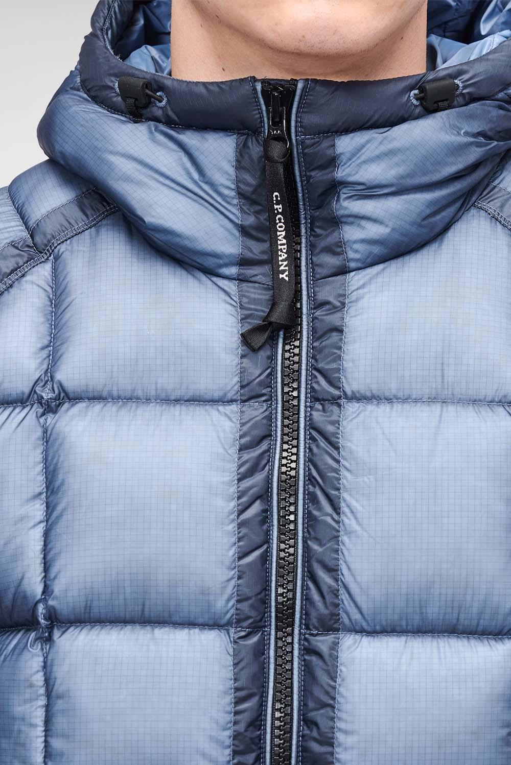  Cp Company Shell Hooded Down Jacket Dusty Uomo - 4