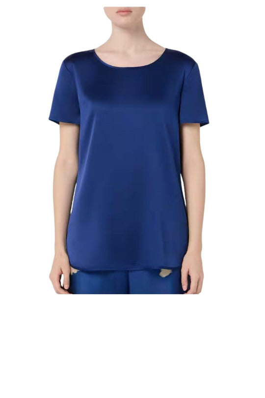 Max Mara Blusa Cortona colore blue
