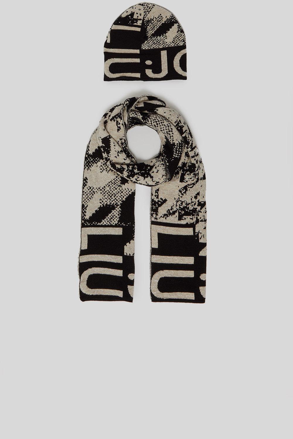  Liu Jo Cappello E Sciarpa Pied De Poule 00080 Woman - 1