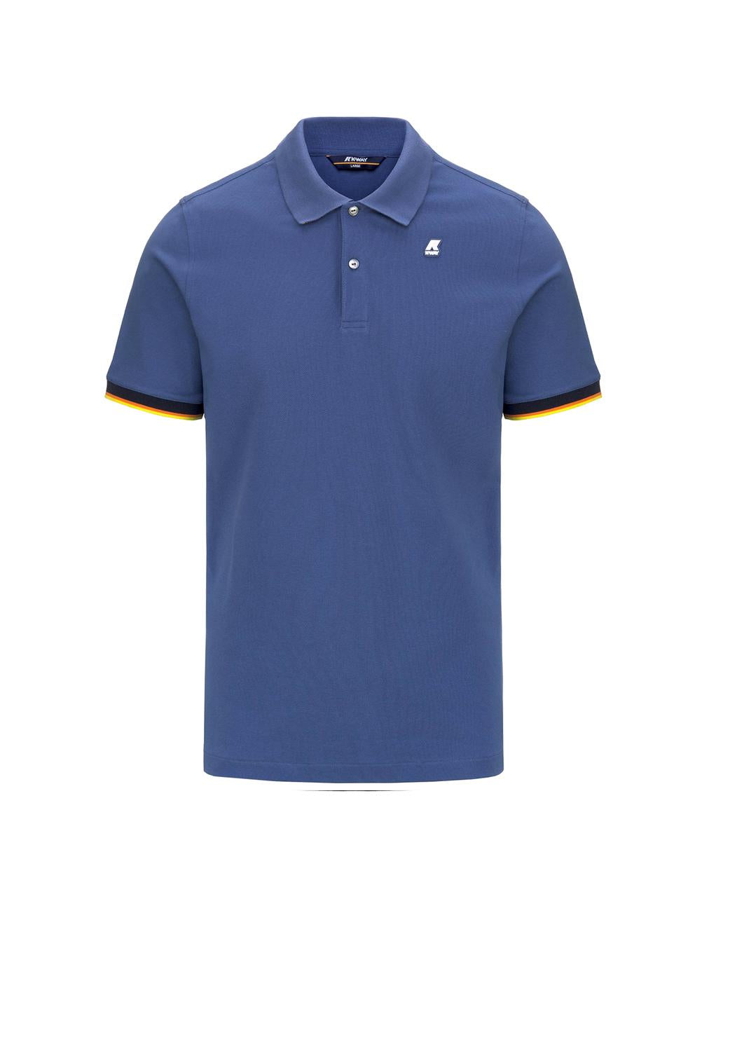  K-way Polo Vincent Blue Uomo - 1