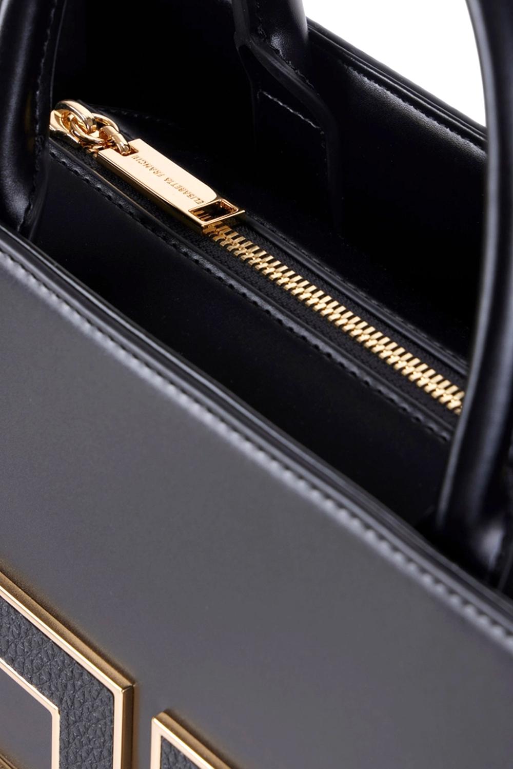  Elisabetta Franchi Tote Grande Nero Woman - 4