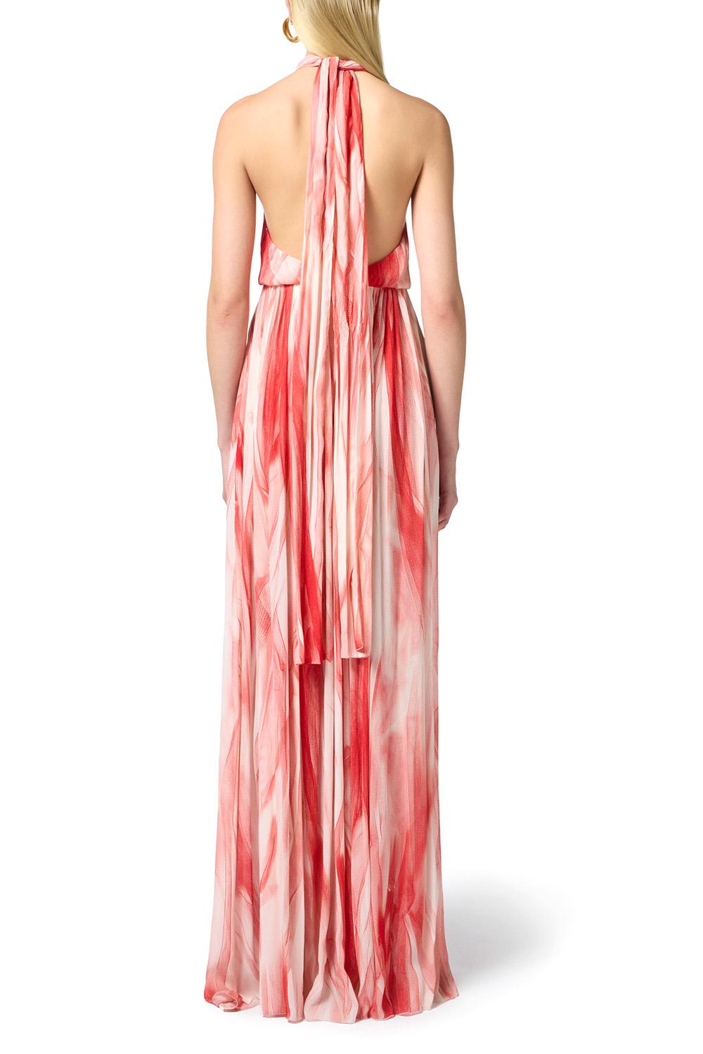  Elisabetta Franchi Abito Red Carpet Burro Red Passion Woman - 6