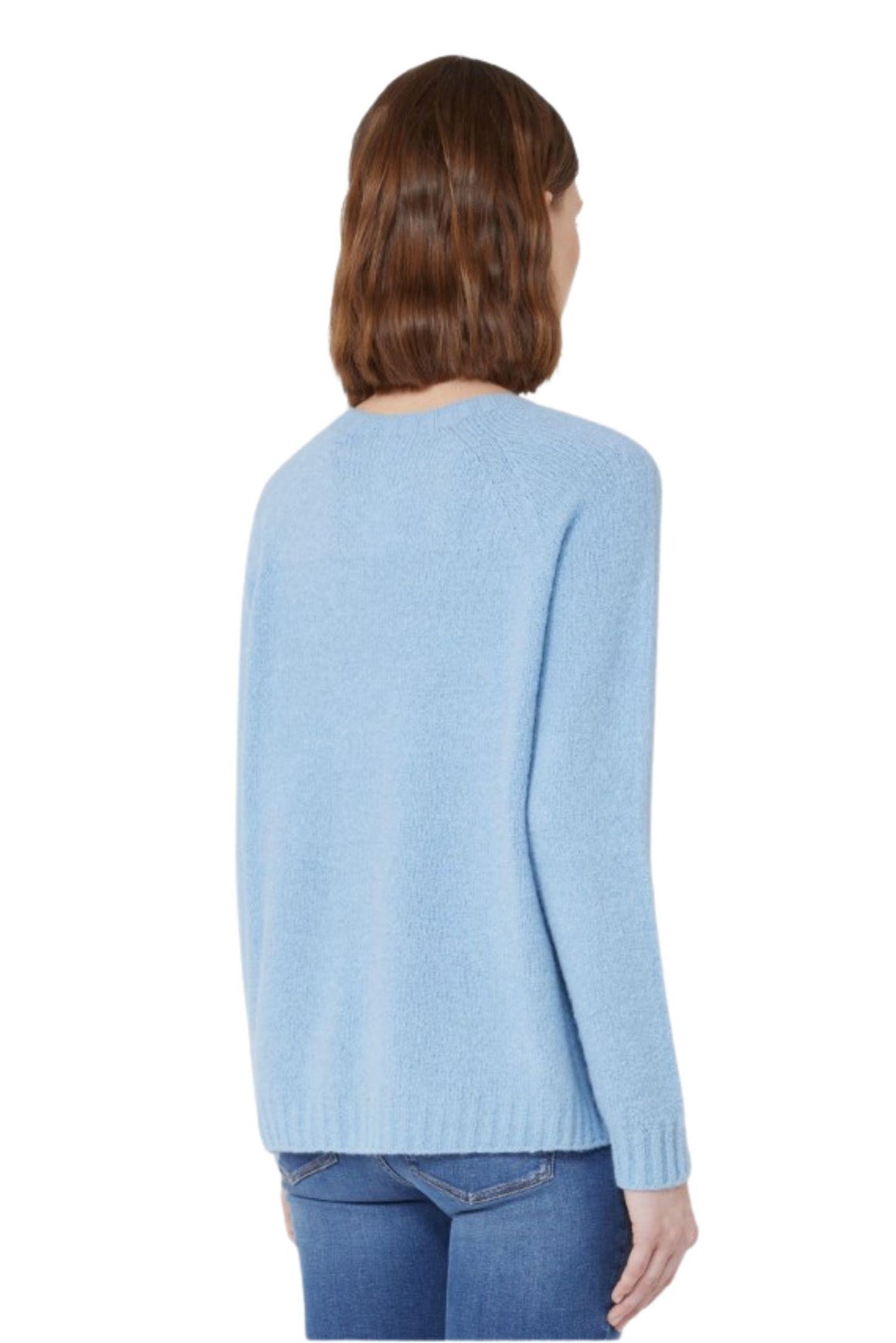  Max Mara Maglia In Alpaca Azzurro Woman - 4