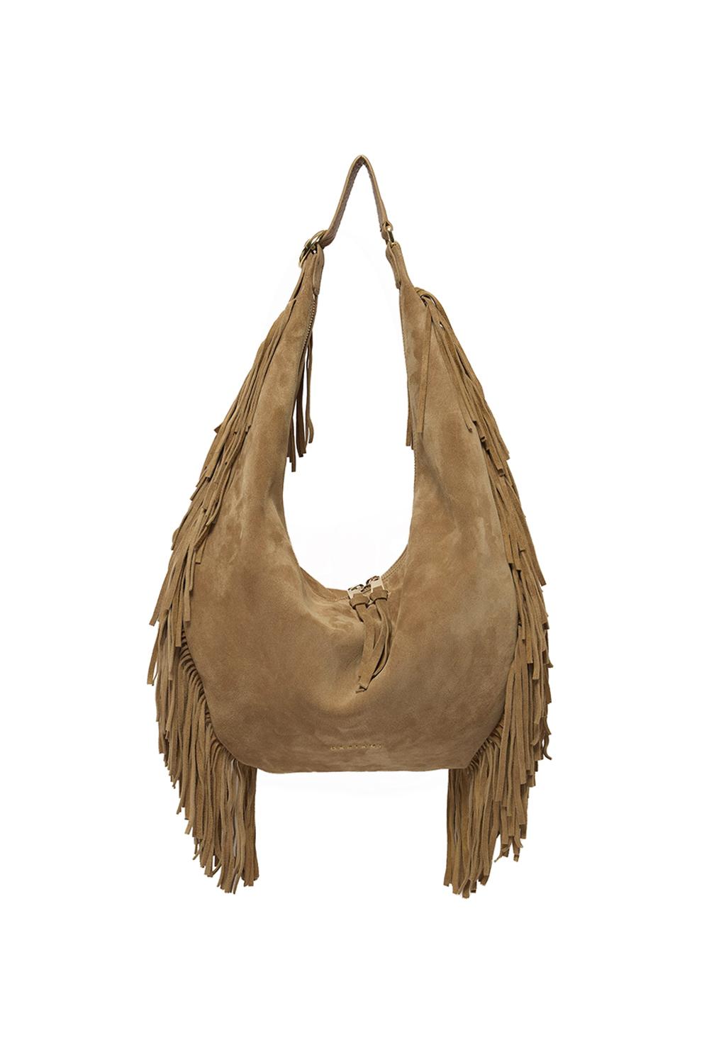  Orciani Borsa Isola Peach Fringe Large Biscotto Woman - 1