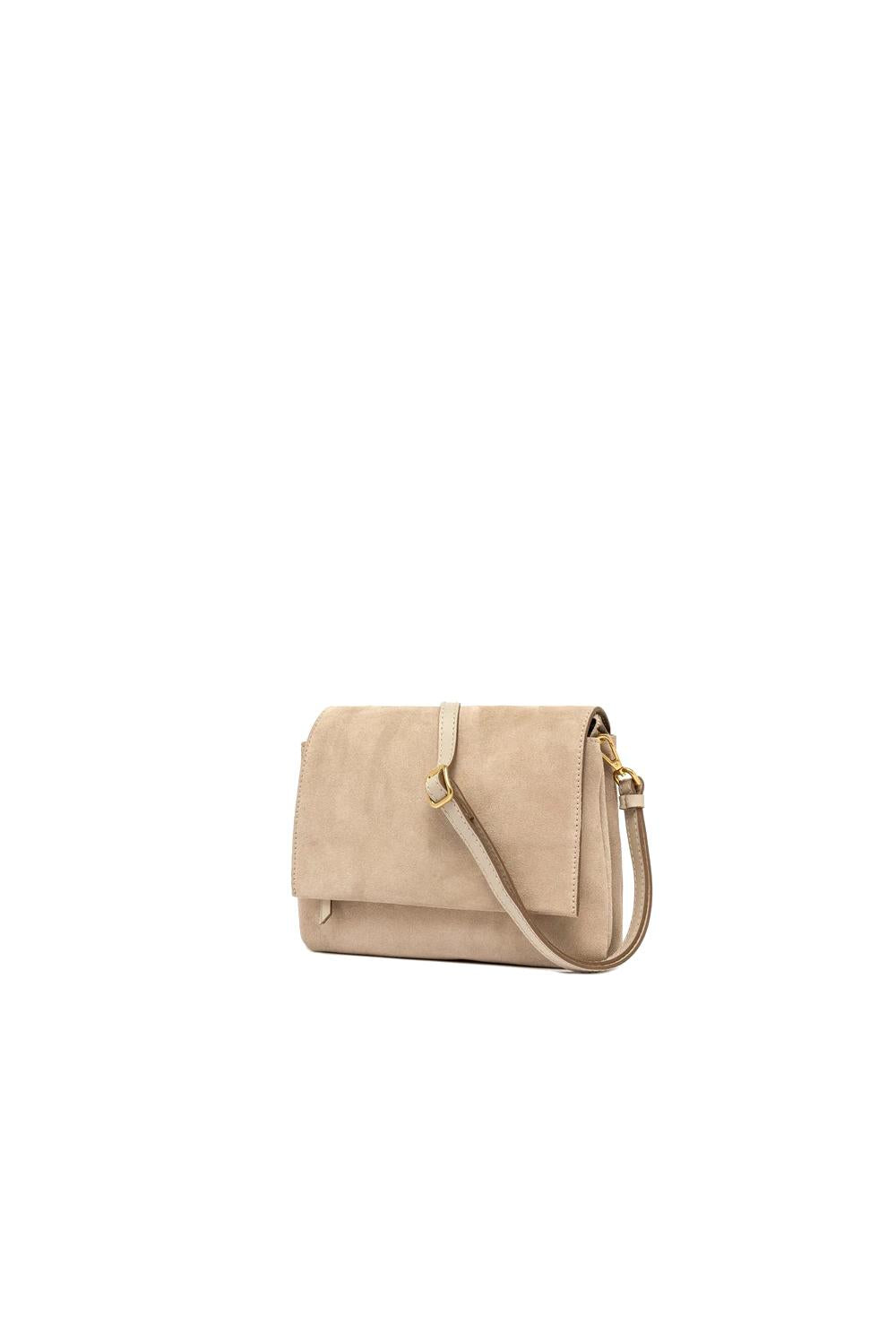  Gianni Chiarini Borsa Three Suede Nude Woman - 2