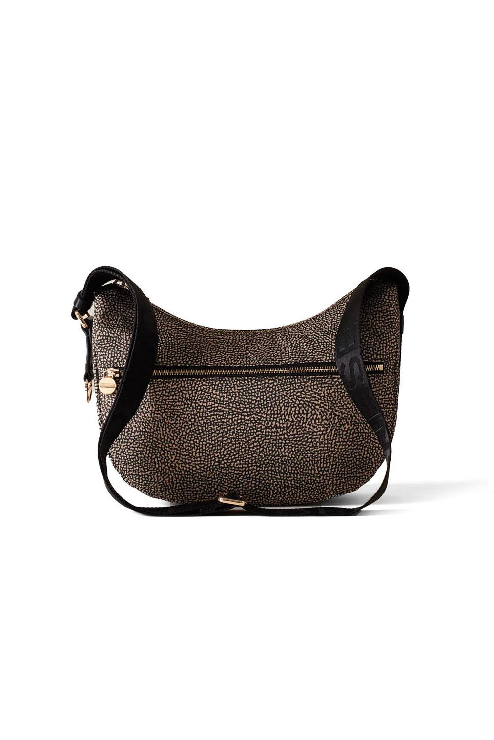  Borbonese Eco Line Luna Bag Small Op Natural Woman - 1
