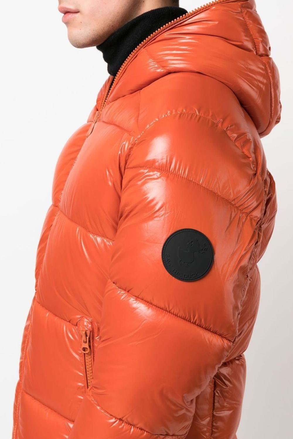  Save The Duck Piumino Edgard Arancione Uomo - 4