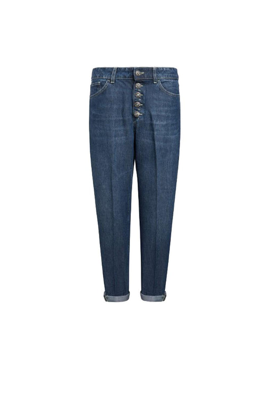 DONDUP Koons jeans con bottoni gioiello