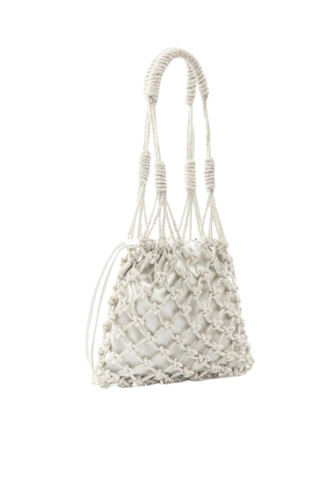  Pinko Borsa A Spalla Piccola Con Micro Strass Argento Woman - 3