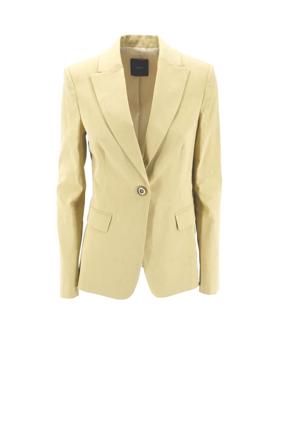  Pinko Blazer Equilibrato Giallo Woman - 1