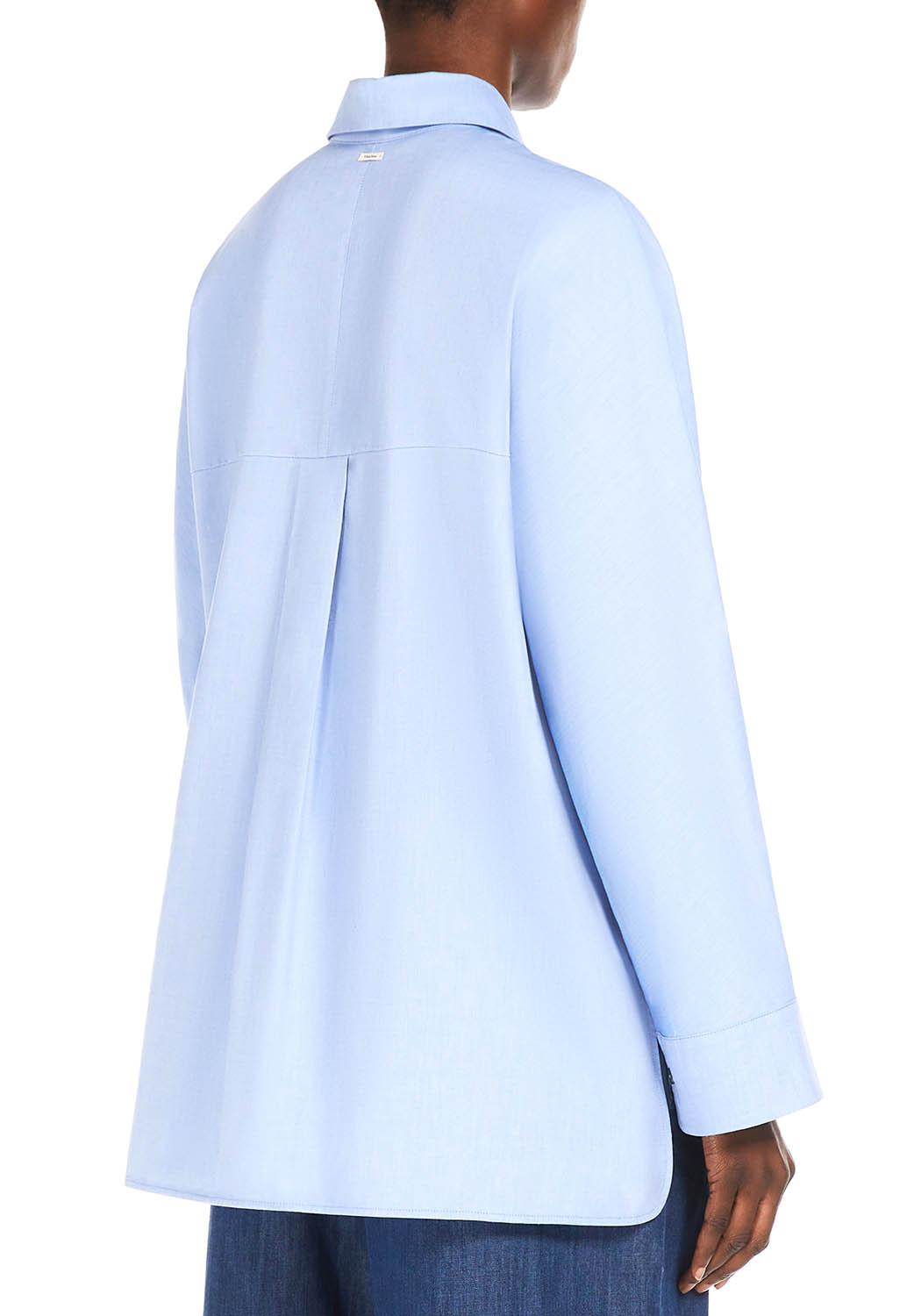  Max Mara Camicia Conero Light Blue Woman - 3